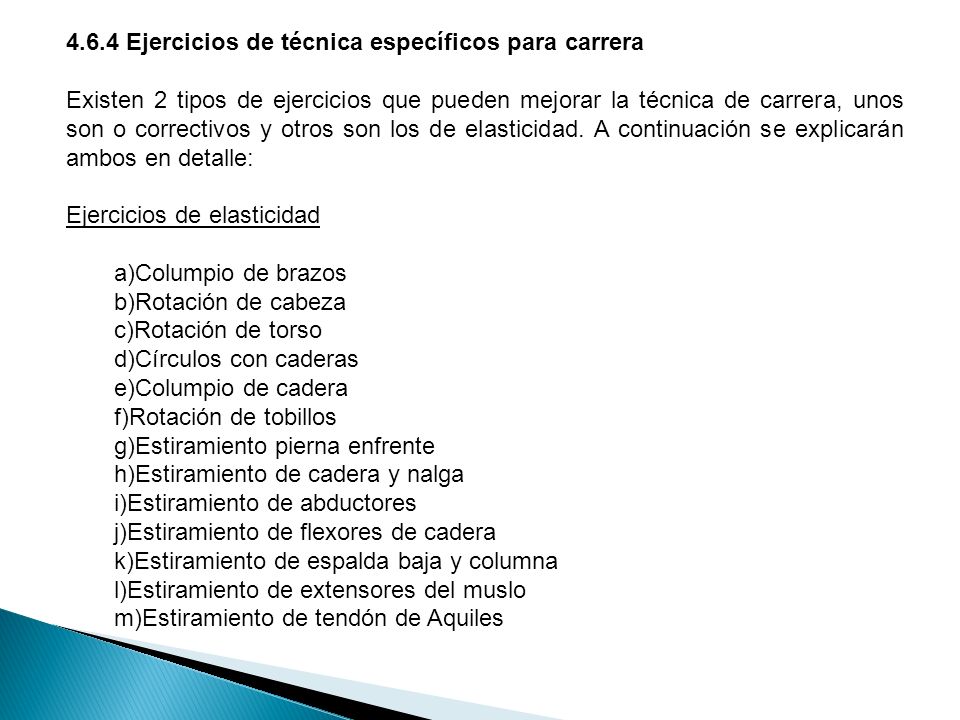 Entrenamiento mejorar tecnica de carrera